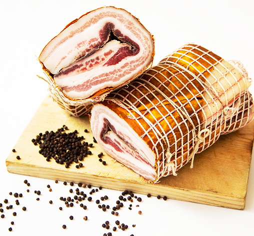 Rolled bacon 