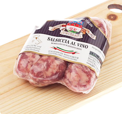 Sausage with Morellino di Scansano DOCG 